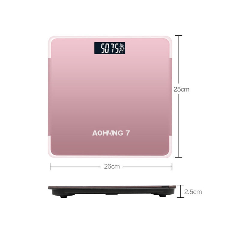 AOHANG7 Home Precision Weight Scale(Rose Gold) - Body Scales by buy2fix | Online Shopping UK | buy2fix