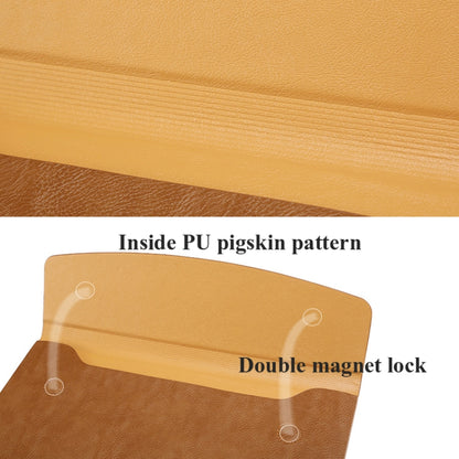 Horizontal Litchi Texture Laptop Bag Liner Bag For MacBook 12 Inch A1534(Liner Bag Golden) - Protective Bags by buy2fix | Online Shopping UK | buy2fix