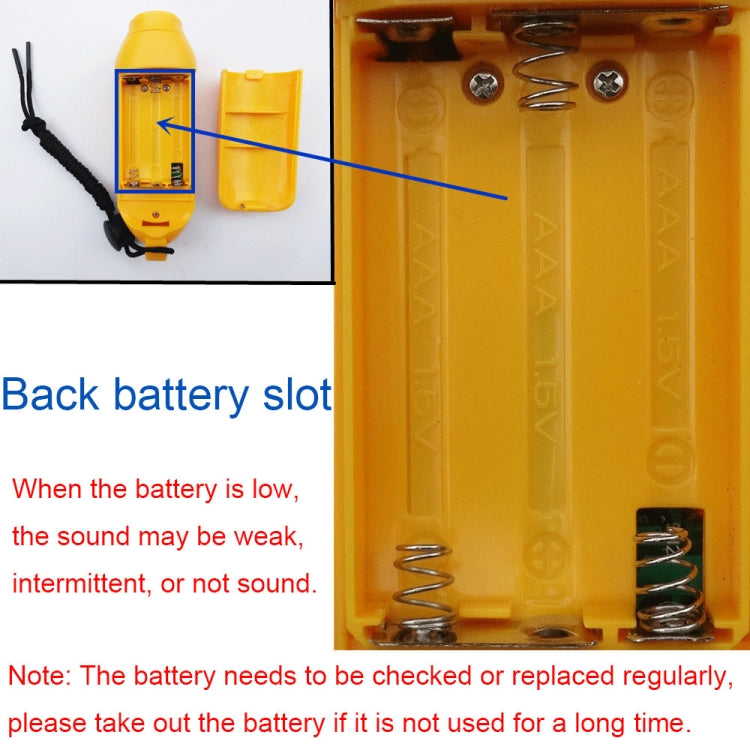 Fryxinte XT-7DS3 Adjustable High Decibel Sports Referee Electronic Whistle Emergency Rescue Training Whistle(Yellow) - Sporting goods by Fryxinte | Online Shopping UK | buy2fix