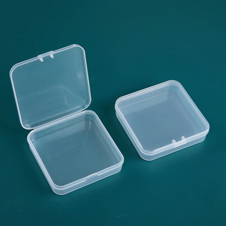 20 PCS Square Plastic Box With Cover Transparent Storage Box PP Parts Tool Box Electronic Component Accessories Box - Storage Boxes by buy2fix | Online Shopping UK | buy2fix