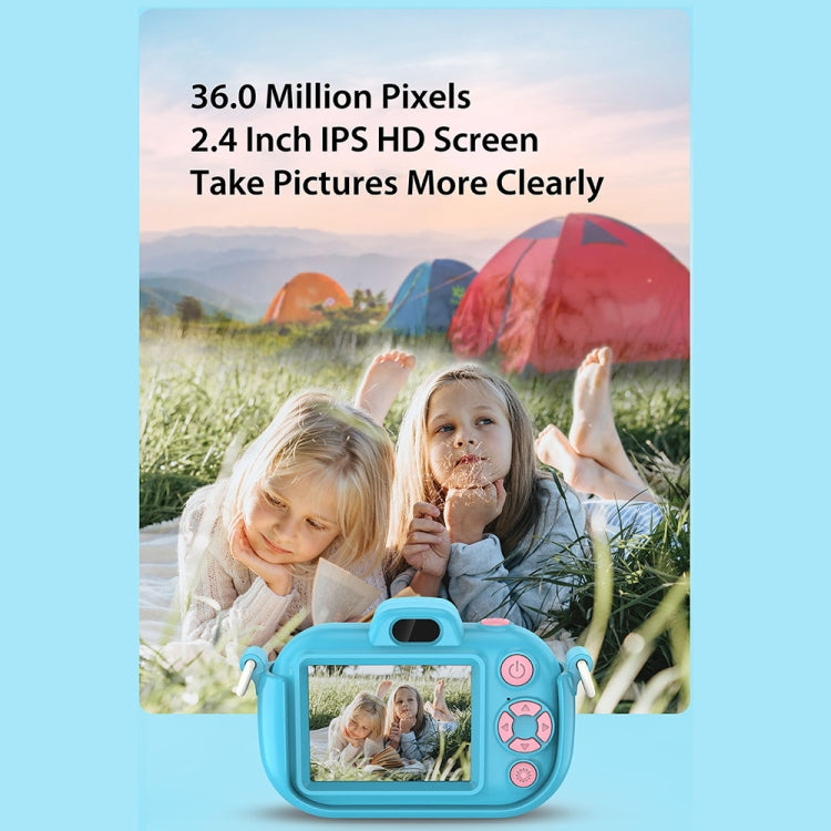 DC502 2.4-Inch 16X Zoom 2.7K Video Recording Children Digital Camera, Color: Yellow No Card(US Plug) - Children Cameras by buy2fix | Online Shopping UK | buy2fix