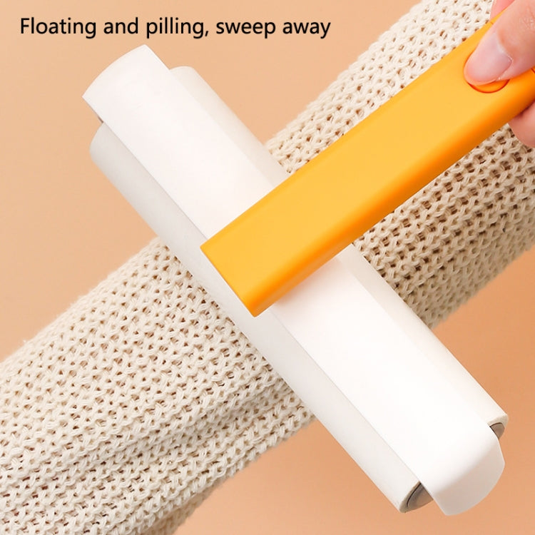 4334 Multifunctional Rotating Hair Sticking Device Clothes Hair Removal Roller Brush(Yellow) - Sponges, Cloths & Brushes by buy2fix | Online Shopping UK | buy2fix