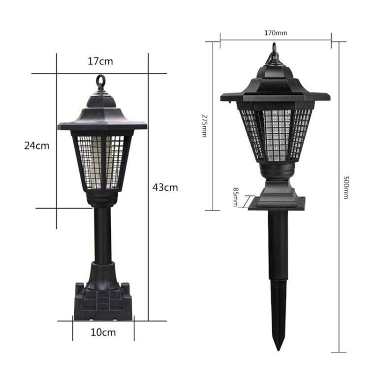 3 LED Solar Outdoor Waterproof Hexagon Mosquito Killer Light, Style: Lawn Type - Solar Lights by buy2fix | Online Shopping UK | buy2fix