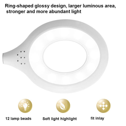 USB Portable LED Eye Protection Reading Light, No Base(White) - USB Light by buy2fix | Online Shopping UK | buy2fix