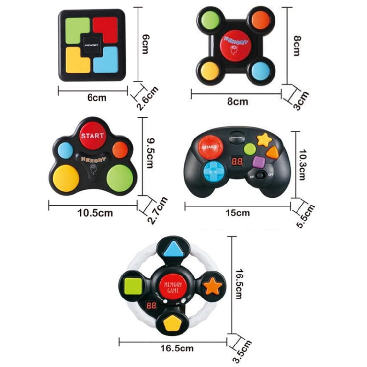 Children Educational Memory Training Game Machine, Style: Steering Wheel - Pocket Console by buy2fix | Online Shopping UK | buy2fix