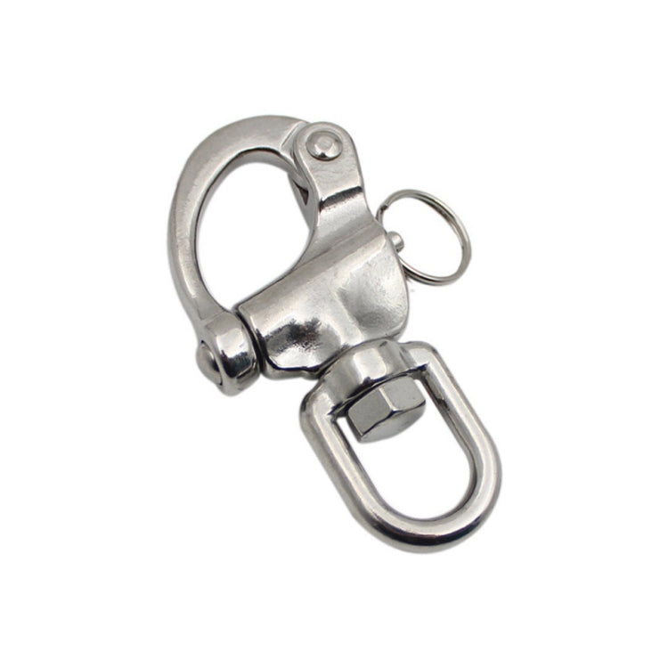 Yachting Sailing Stainless Steel Coil Type Rotary Spring Shackle, Specification: 87mm - Marine Accessories & Parts by buy2fix | Online Shopping UK | buy2fix
