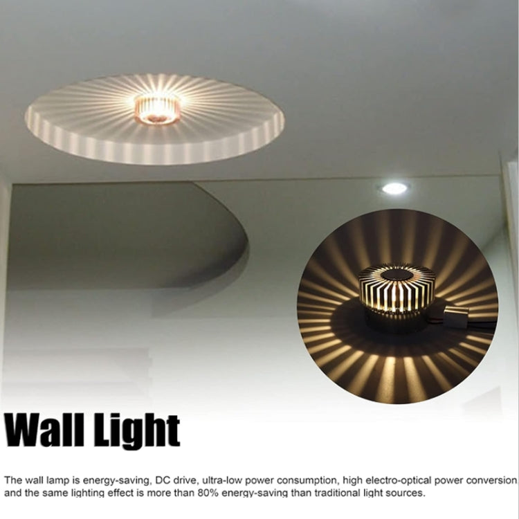 LED Aluminum Aisle Light Sunflower Corridor Lamp Decorative Light, Power source: Invisible Installation 1W(Green) - Novelty Lighting by buy2fix | Online Shopping UK | buy2fix