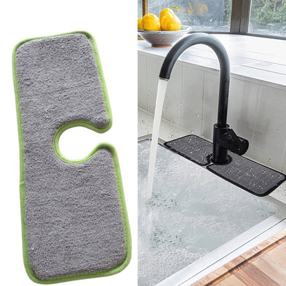 Basin Drain Pad Absorbent Dry Cleaning Pad Fiber Towel Water Mat Color Random Delivery, Size: 62.5x13cm - Bath Mats by buy2fix | Online Shopping UK | buy2fix