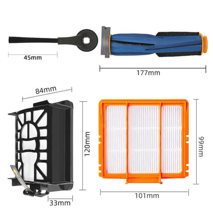 For Shark AI AV2501AE / AV2502AE Robot Vacuum Accessories Black Filter - For Shark Accessories by buy2fix | Online Shopping UK | buy2fix