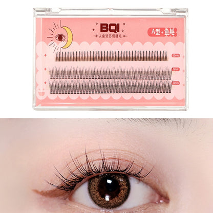 BQI B7229 Lightweight Natural Curling Three-dimensional Slim False Eyelashes, Style: Type A+Fishtail (120PCS) - Eyes by BQI | Online Shopping UK | buy2fix