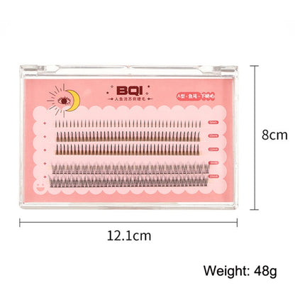 BQI B7229 Lightweight Natural Curling Three-dimensional Slim False Eyelashes, Style: Type A+Fishtail (120PCS) - Eyes by BQI | Online Shopping UK | buy2fix