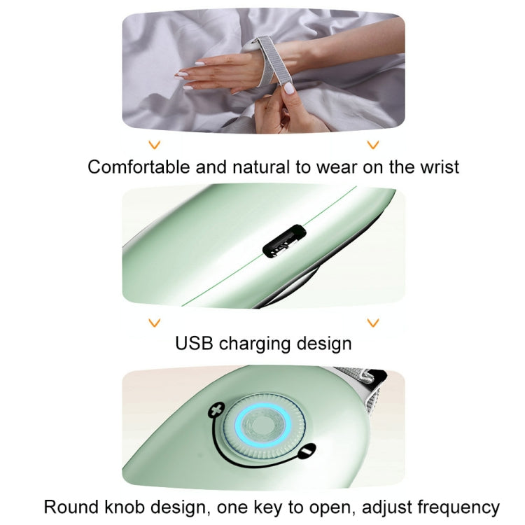 Rechargeable Hand-held Micro-current Pulse Sleep Aid(Green) - Massage & Relaxation by buy2fix | Online Shopping UK | buy2fix