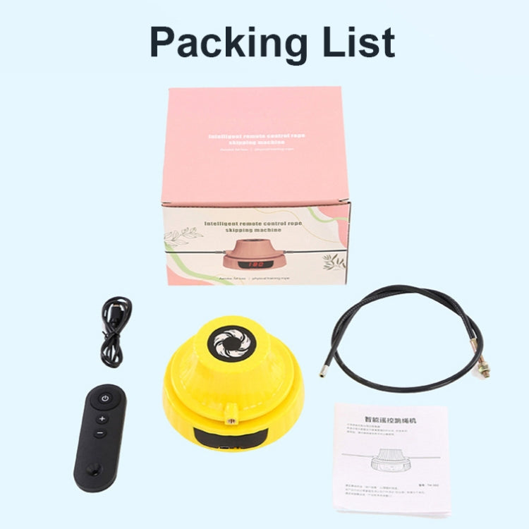 AWU-028 Smart Digital Display Electronic Counting Colorful Light Effect Remote Rope Skipper(Girly Pink) - Fitness Equipments by buy2fix | Online Shopping UK | buy2fix
