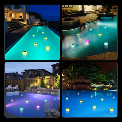 Solar Water Floating Lights Patio Pool Floating Landscape Decorative Lights(Three Light Mode) - Underwater Lights by buy2fix | Online Shopping UK | buy2fix