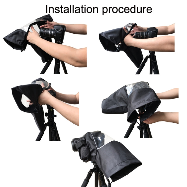 For 5D3 / D800 SLR Camera Rain Cover Photography Camera Raincoat Medium Telephoto Lens Rain Cover - Camera Rain Covers by buy2fix | Online Shopping UK | buy2fix