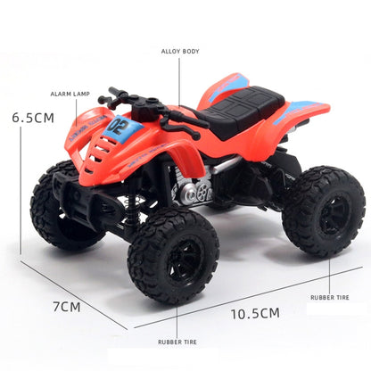 1:36 Simulated Beach Four-wheel Off-road Motorcycle Model Children Toy Car(Blue) - Model Toys by buy2fix | Online Shopping UK | buy2fix