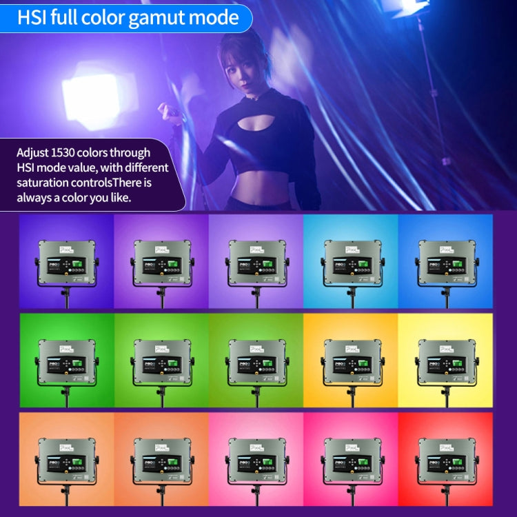 Pixel P80 60W 2600-10000K 542 LEDs Photography Fill Light Support Mobile APP Remote Control，AU Plug -  by Pixel | Online Shopping UK | buy2fix