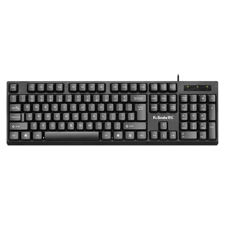 K-Snake KM001 Wired Keyboard And Mouse Set Desktop Computer Keyboard, Style: Without Mouse - Wired Keyboard by K-Snake | Online Shopping UK | buy2fix