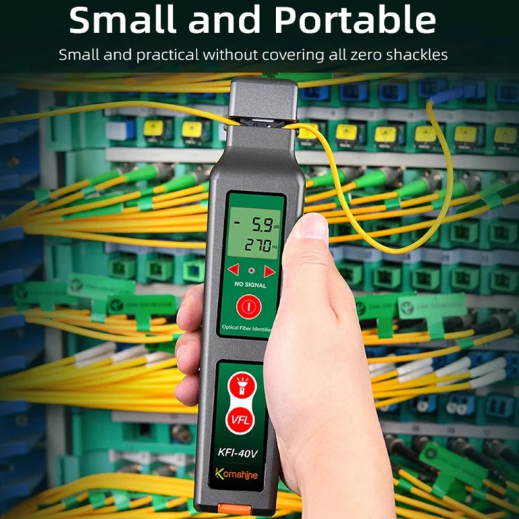 Komshine Fiber Optic Identifier Optical Cable Signal Direction Identifier With VFL Red Light 10mW(KFI-40V) - Fiber Optic Test Pen by Komshine | Online Shopping UK | buy2fix