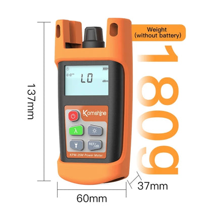 Komshine Mini Handheld Optical Power Meter Fiber Loss Measurement, Specification: KPM-25M-A/-70DBM to +6DBM - Fiber Optic Test Pen by Komshine | Online Shopping UK | buy2fix