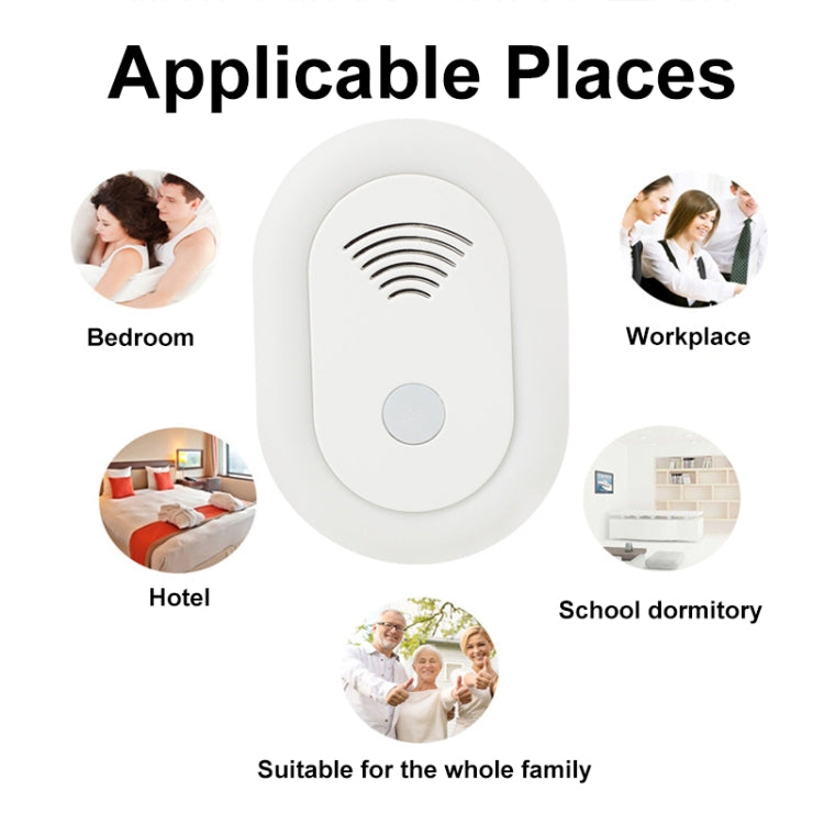 Adjustable Night Light Ultrasonic Mosquito Repeller Mini Home Electronic Mouse Repeller, Spec: EU Plug(White) - Repellents by buy2fix | Online Shopping UK | buy2fix