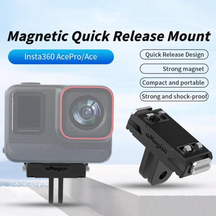 For Insta360 Ace / Ace Pro aMagisn Magnetic Quick Release Plastic Accessories Sports Camera Accessories - Others by aMagisn | Online Shopping UK | buy2fix