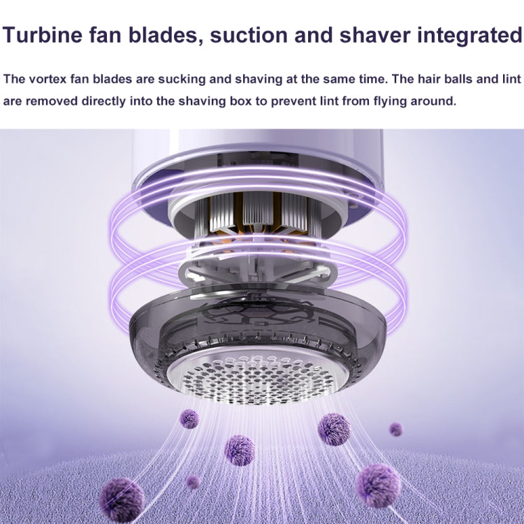 Electric Hair Ball Trimmer Household Hair Removal Ball Tool Shaver, Color: Charging-Purple - Sponges, Cloths & Brushes by buy2fix | Online Shopping UK | buy2fix
