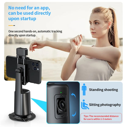 Pixel A200  Auto Tracking Gimbal Stabilizer 360 Degree Rotation Selfie Stick With Fill Light Set 1 - Handheld Gimbals by Pixel | Online Shopping UK | buy2fix