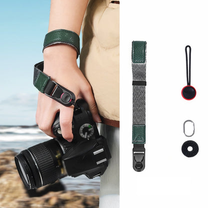 Camera Magnetic Wrist Strap SLR Accessories Hand Strap(Gray+Green) - Camera Strap by buy2fix | Online Shopping UK | buy2fix