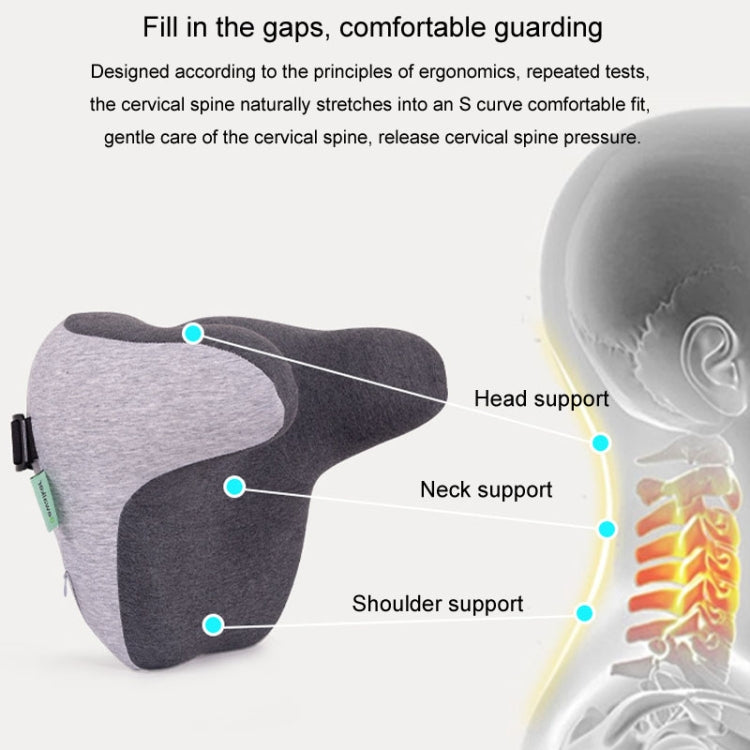 Car Headrest Memory Foam Neck Support Pillow Car Seat Cervical Cushion(Navy) - Seat Accessories by buy2fix | Online Shopping UK | buy2fix