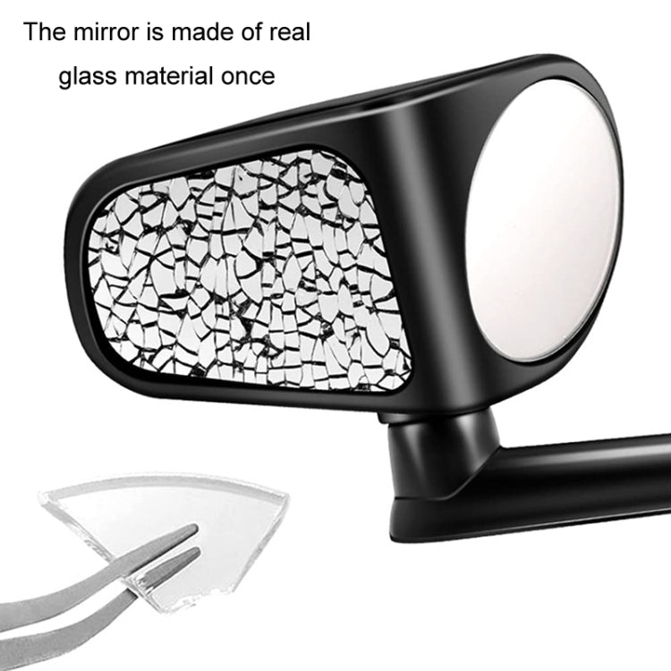 Car Auxiliary Mirror Multi-Function Wide-Angle Rear View Reversing Mirror(Black Left) - Convex Mirror & Accessories by buy2fix | Online Shopping UK | buy2fix