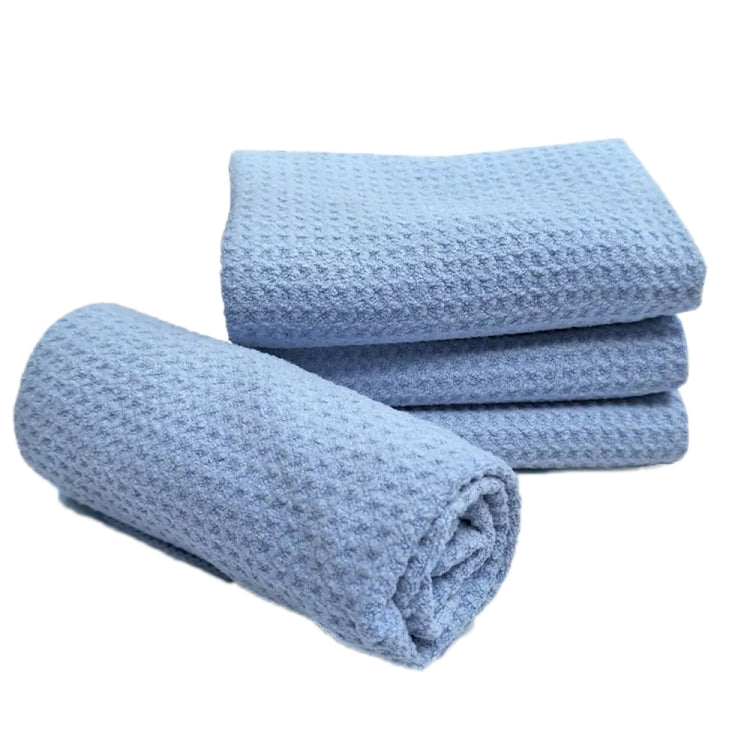 40x40cm Thickened Absorbent Honeycomb Mesh Car Wash Cleaning Towel(Sky Blue) - Car washing supplies by buy2fix | Online Shopping UK | buy2fix