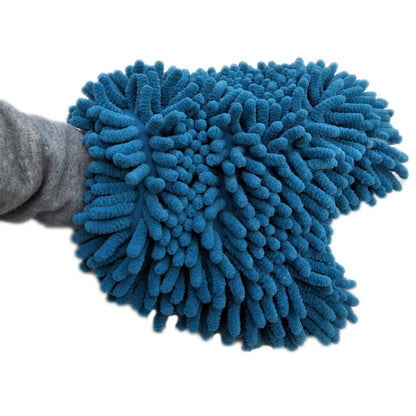 Chenille Double-Sided Microfiber Car Cleaning Thumb Gloves(27x21cm) - Car washing supplies by buy2fix | Online Shopping UK | buy2fix