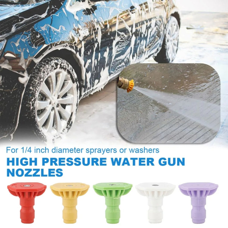 High-pressure Car Washer Nozzle Fan-shaped 1/4 Quick Plug Connector Water Rifle Parts, Specification: 40 Degree (2.0 Nozzle) - Car Washer & Accessories by buy2fix | Online Shopping UK | buy2fix