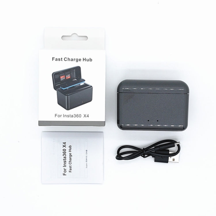 For Insta360 X4 Charging Hub Battery Charging Box - Others by buy2fix | Online Shopping UK | buy2fix