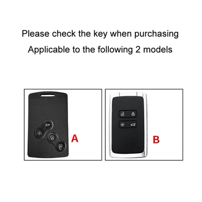 For Renault Car Key Cover Multifunctional Keychain Anti-lost Number Plate(A) - Car Key Cases by buy2fix | Online Shopping UK | buy2fix