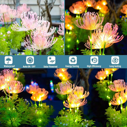 Solar Garden Decorative Lights LED Outdoor Glowing Petals Waterproof Ground Plug Ambient Lights(Flowers) - Solar Lights by buy2fix | Online Shopping UK | buy2fix