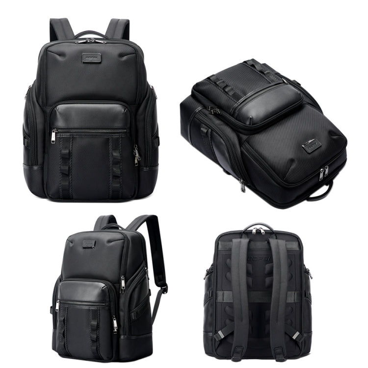 Bopai 61-123561 Large Capacity Business Trip Laptop Backpack(Black) - Backpack by Bopai | Online Shopping UK | buy2fix