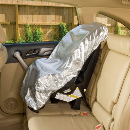 50x90cm Universal Baby Safety Seat Sunshade Dustproof Cover(Silver) - Seat Accessories by buy2fix | Online Shopping UK | buy2fix