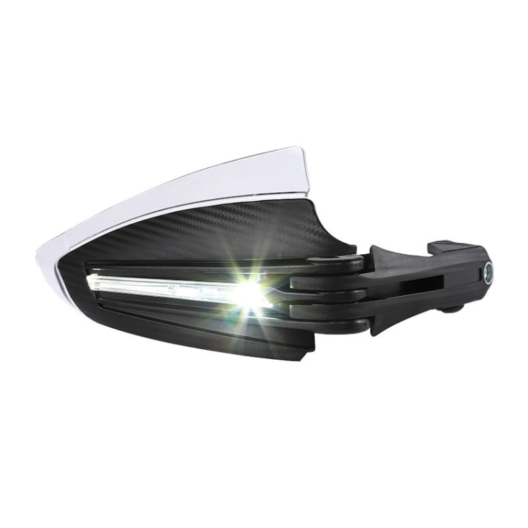 BSDDP Motorcycle Modified Hand Guard Windshield LED Turn Signal(Black) - Others by BSDDP | Online Shopping UK | buy2fix
