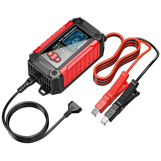 FOXSUR Cars Motorcycles 12V Lithium Cattery Charger With Battery Detection(UK Plug) - Battery Charger by FOXSUR | Online Shopping UK | buy2fix