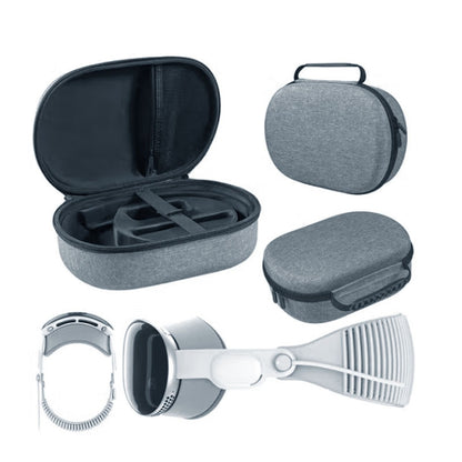 For Apple Vision Pro VR Host Portable Hard Shell Bag(Gray) - VR Accessories by buy2fix | Online Shopping UK | buy2fix