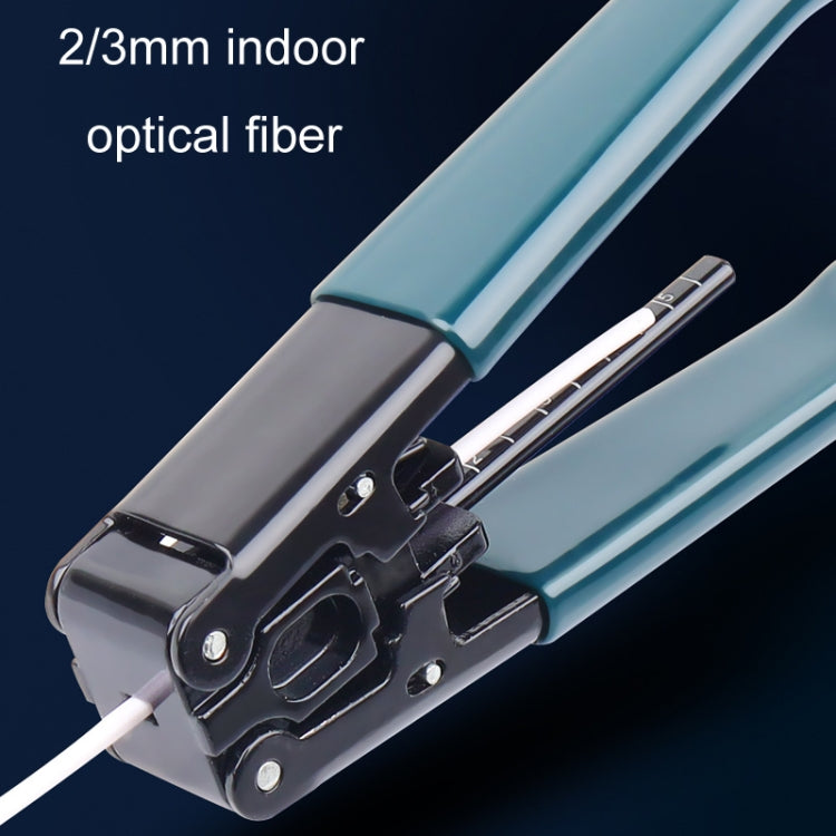 Fiber Optic Stripper Metal Cable Stripper Cold Splicing Tool Pliers(Round Core) - Lan Cable and Tools by buy2fix | Online Shopping UK | buy2fix