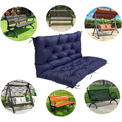 Outdoor Home Patio Soft Waterproof Sunscreen Bench Chair Cushion, Size: 100x100x10cm(Dark Coffee) - Cushions & Pillows by buy2fix | Online Shopping UK | buy2fix