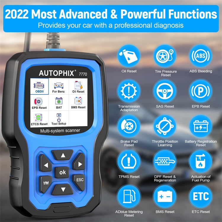 AUTOPHIX 7770 For Mercedes Benz Car Full System OBDII Diagnostic Tool Maintenance Tester - Electronic Test by AUTOPHIX | Online Shopping UK | buy2fix