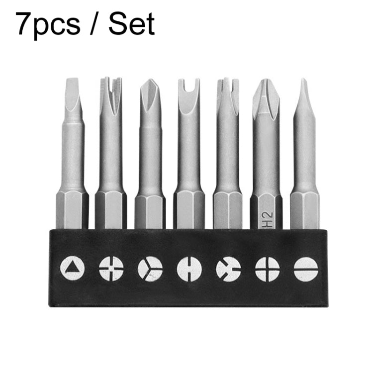 7pcs / Set Profile Bit Chrome Vanadium Steel Bit Set Appliance Repair Electrical Drill Accessories With Magnetic - Drill & Drill Bits by buy2fix | Online Shopping UK | buy2fix