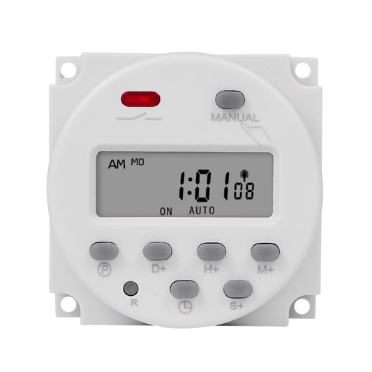 SINOTIMER CN101S-4 12V 1 Second Interval Digital LCD Timer Switch 7 Days Weekly Programmable Time Relay - Switch by SINOTIMER | Online Shopping UK | buy2fix