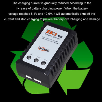 ImaxRC 7.4V/11.1V 2S/3S Model Aircraft Drone Lithium Battery Intelligent Balance Charger(US Plug) - Charger by ImaxRC | Online Shopping UK | buy2fix