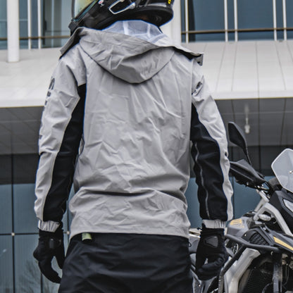 SULAITE Outdoor Motorcycle Riding Full Body Split Raincoat Suit, Size: L(Gray) - Raincoat by SULAITE | Online Shopping UK | buy2fix