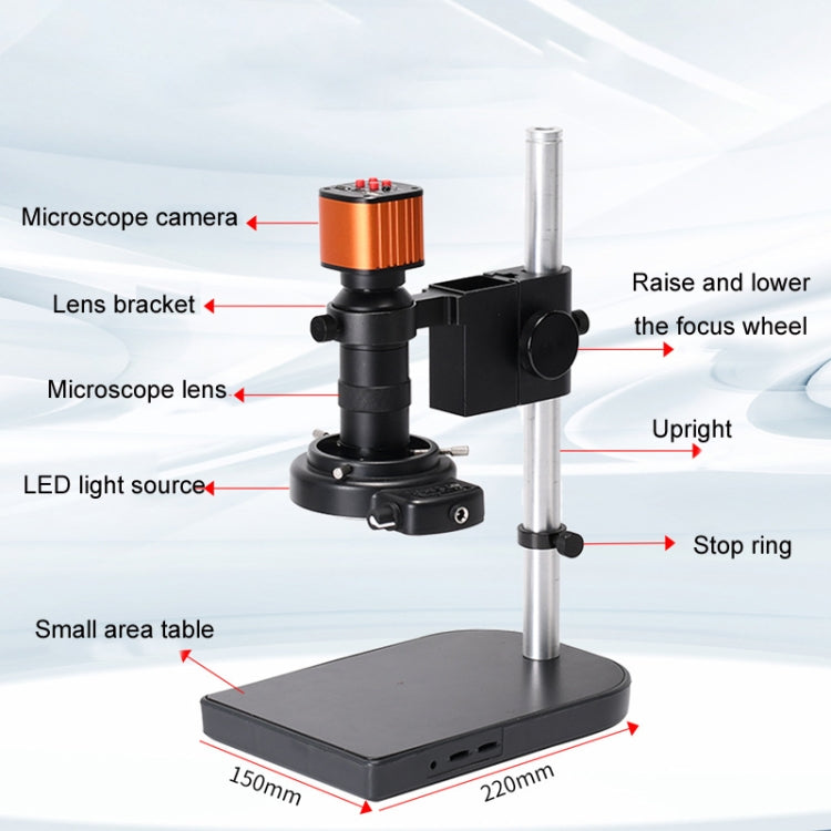 Measuring Electron Microscope Industrial Camera, Specifications: 60 Frames 14 Megapixel Dual Interface With Measurement - Digital Microscope by buy2fix | Online Shopping UK | buy2fix